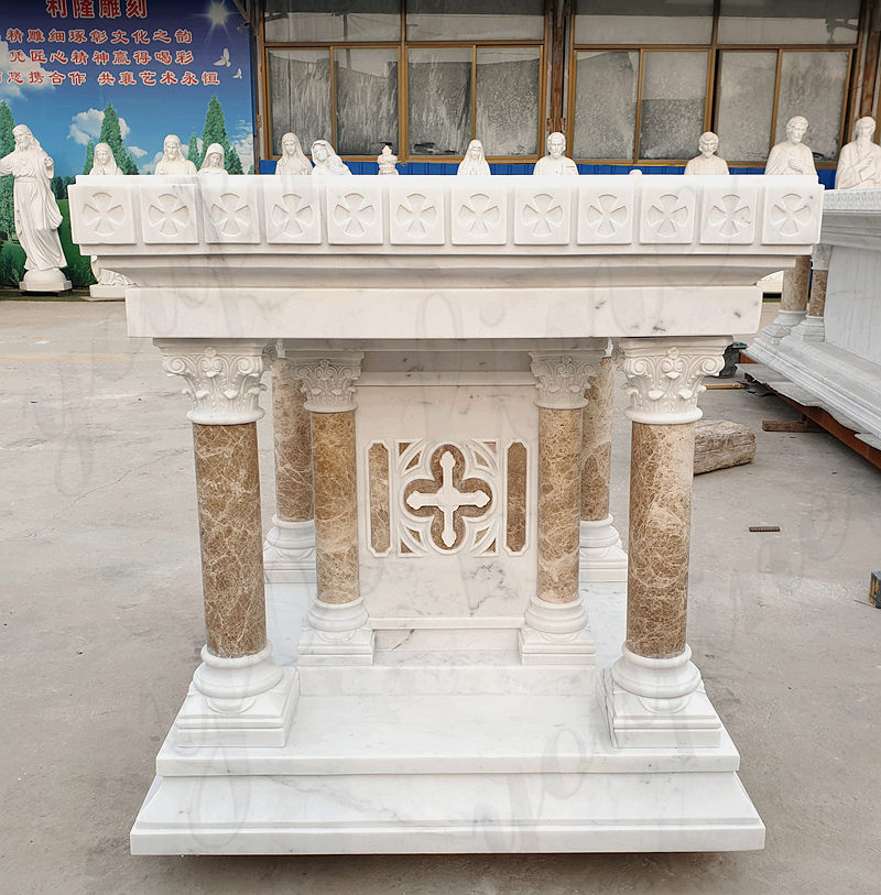 marble church altar-