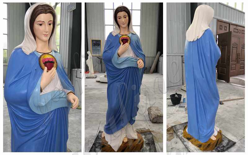 Catholic Marble Mary Statues of Our Lady Grace for Garden Design details