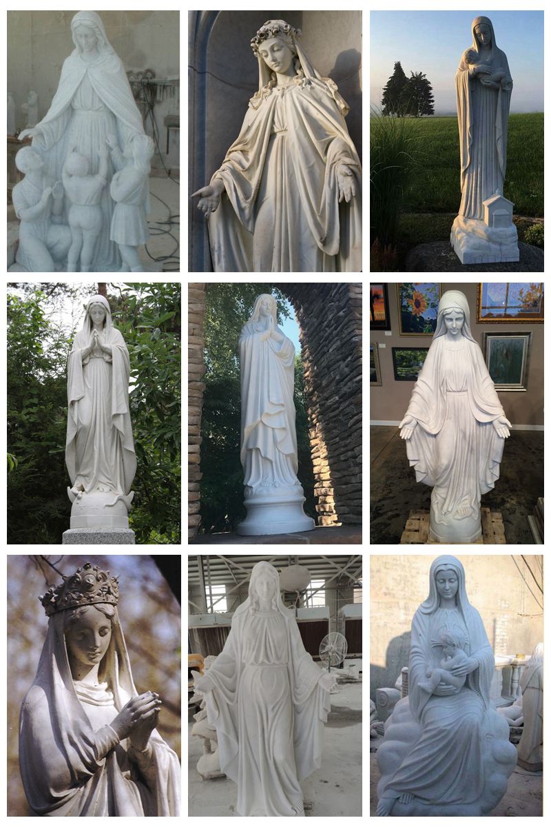 d mother statues for outside