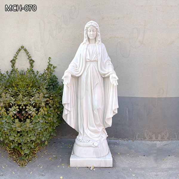 marble madonna statue